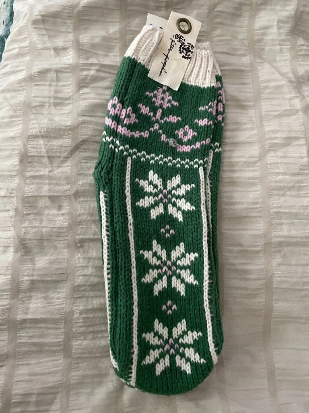 Free People Snowflake Slipper Socks-NWT